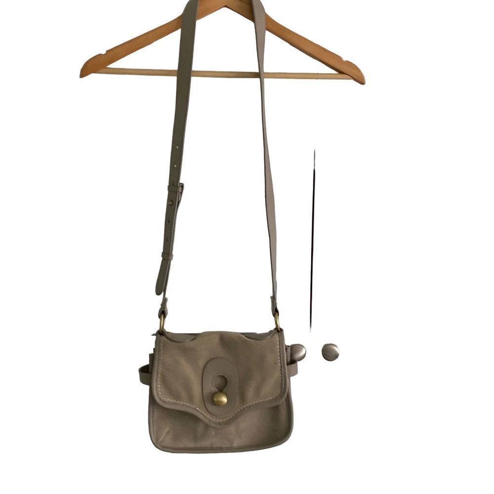 Nanette Lepore Waverly Flap Husky Crossbody Bag Stone OS
